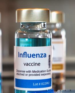 Influenza vaccine vial 