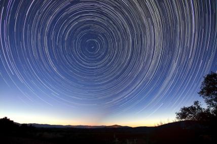time-lapse photo of star trails