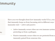 types of immunity webpage
