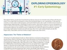 Early Epidemiology PDF 